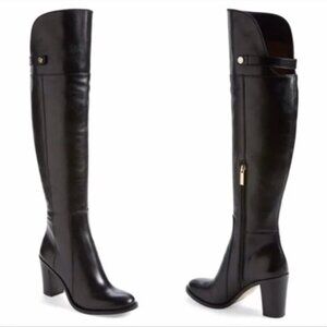Louise et Cie Black Over-the-Knee Leather Boots